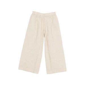 DANIELA GREGIS Wide Leg Cropped Pants Women Beige